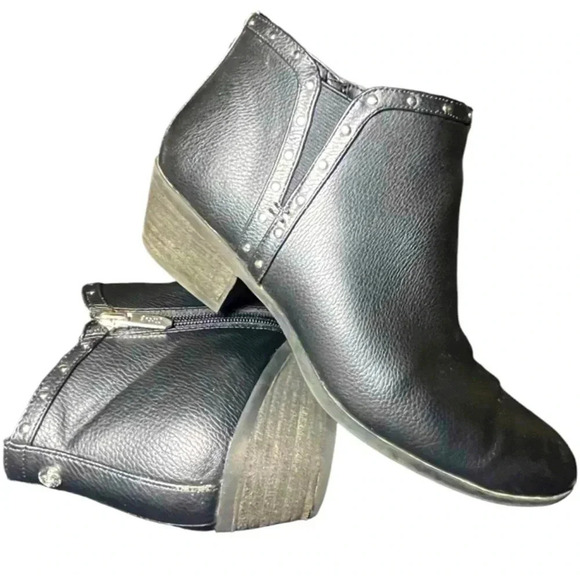 Studded Leather Booties - Size 8.5 - Picture 1 of 15